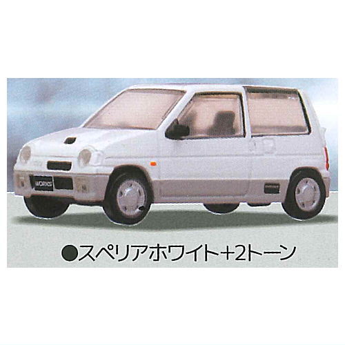 1/64SCALE Suzuki Alto Works M-CL11V Edition [4.Superior White + 2 tone]