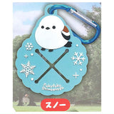 Fuku Fuku Shimaenaga Rubber Towel Holder [1.Snow]