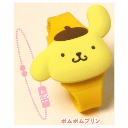 Sanrio Characters Mascot Watch [1.Pompompurin]