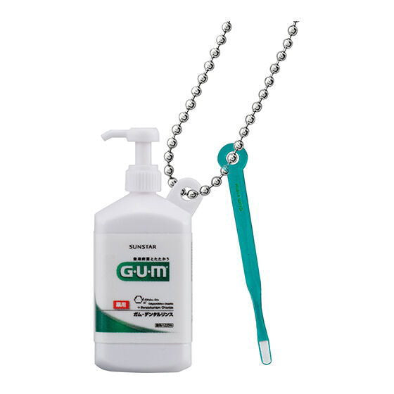 SUNSTAR Miniature Charm [2.Gum Dental Rinse (Regular Type) + Gum Dental Brush #191]