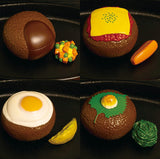 TAMA-KYU Hamburger Tsukeawase Brooch [All 4 type set(Full Complete)]