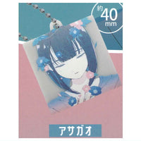 No Copy Right Girl Acrylic Key Ring [1.Asagao]