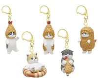 mofusand Ebinyan Figure Keychain [All 5 type set(Full Complete)]