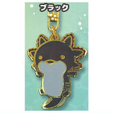 Life is wooper looper Metal Keychain [4.Black]