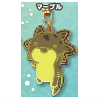 Life is wooper looper Metal Keychain [5.Marble]