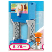 Real make!? eat!? Soft Cream Maker Mascot [2.Blue]