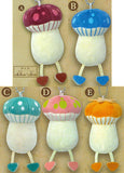Delicious in dungeon Walking Mushroom Stuffed Toy [All 5 type set(Full Complete)]