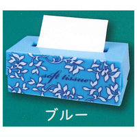 Mini Box Tissue Mascot [3.Blue]