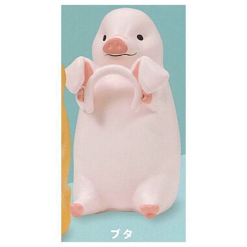 Mimi,hazusemasu. Mascot Figure [5.Pig]