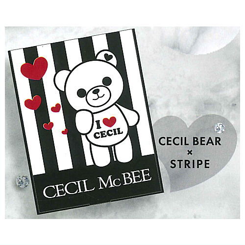 CECILL McBEE Compact mirror [5.CECIL BEARxSTRIPE]