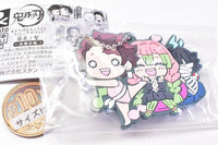 Kimetsu no Yaiba Charabanchoukou Rubber mascot Part.12 [5.Tanjirou Kamado & Mitsuri Kanroji & Obanai Iguro]