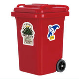 Dulton Dust Box Miniature Collection [3.PLASTIC TRASH CAN [Red]]