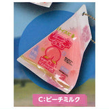 Munyutoro! Clear triangle milk carton mascot Part.2 [3.Peach Milk]