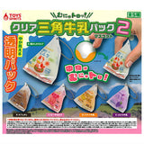 Munyutoro! Clear triangle milk carton mascot Part.2 [All 5 type set(Full Complete)]