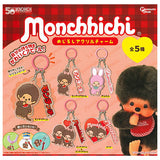 Monchhichi Mejirushi Acrylic Charm [All 5 type set(Full Complete)]