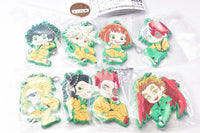 Deformed Rubber My Hero Academia Party time! keychain [All 8 type set(Full Complete)]