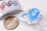 DECOPANIC Oshiiro Heart Carabiner Hangul ver. [4.Blue]