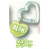 DECOPANIC Oshiiro Heart Carabiner Hangul ver. [6.Yellow Green]