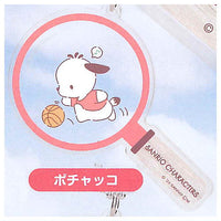 Sanrio Characters mi-tsuketa! Keychain [5.Pochacco]