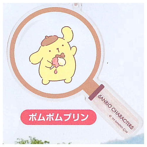 Sanrio Characters mi-tsuketa! Keychain [9.Pompompurin]