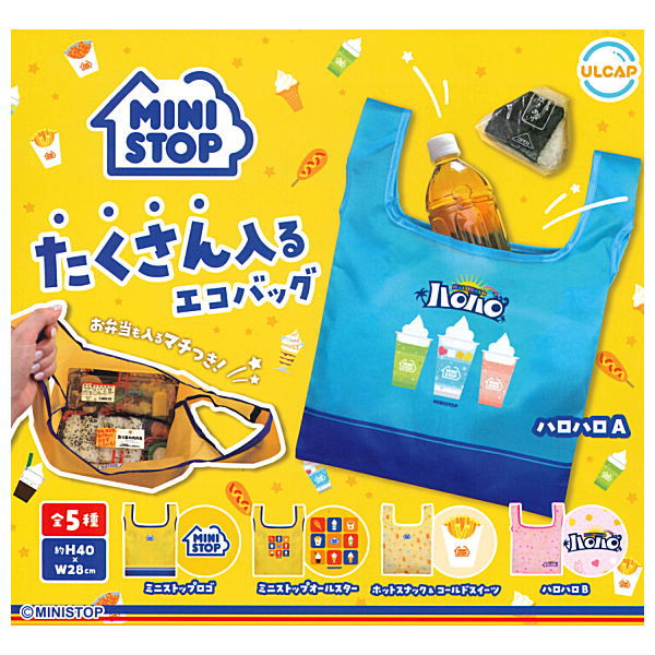 MINISTOP Takusanhairu Eco Bag [All 6 type set(Full Complete)]