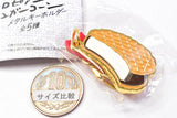 Kracie European Sugar Cone Metal Keychain [5.European Waffle Sandwich]