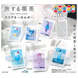 Tabi suru kissa Clear Keychain [All 7 type set (Full Complete)]