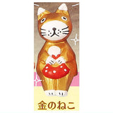 Asian interior goods Koshikake Animals Part.2 [2.Golden Cat]