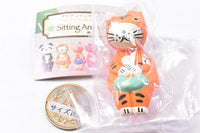 Asian interior goods Koshikake Animals Part.2 [5.Tiger]