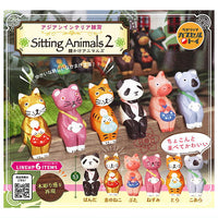 Asian interior goods Koshikake Animals Part.2 [All 6 type set (Full Complete)]