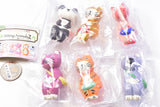 Asian interior goods Koshikake Animals Part.2 [All 6 type set (Full Complete)]