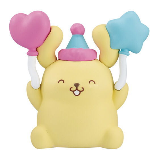 Sanrio Characters Minnadeoiwai Figure [2.Pompompurin]