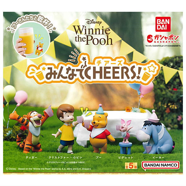 Winnie the Pooh Minnade CHEERS! [All 5 type set(Full Complete)]