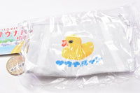 Hot Bath Time Sauna Hat Kinchaku Pouch [5.White Sauna Hats]