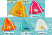 Hot Bath Time Sauna Hat Kinchaku Pouch [All 5 type set(Full Complete)]