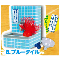 Really useful!? Water comes out! School tap mascot Part.2 [2.Blue Tile]