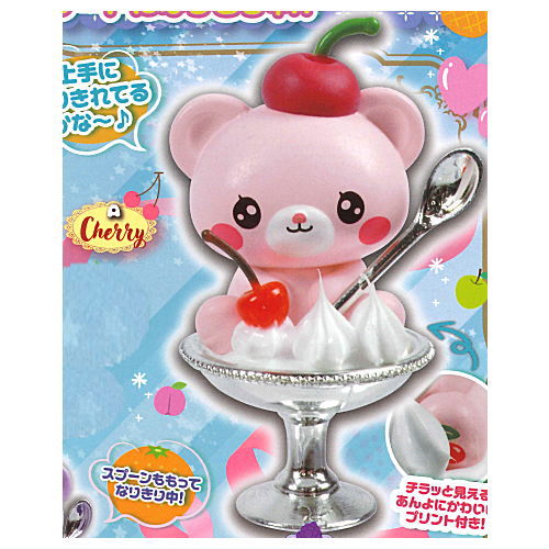 SWEETY! Narikiri Fruit Bear Dessert Mascot [1.Cherry]