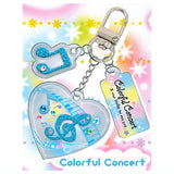 Kamio Japan Characters 3-piece Acrylic Keychain [2.Colorful Concert]