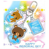Kamio Japan Characters 3-piece Acrylic Keychain [5.HAPPY MEMORIAL SKY]