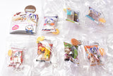 Yuki no Yado with osenbei mascot Miniature Charm Collection Part.2 [All 7 type set (Full Complete)]