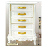 Antique Style Series Chest of Drawers [1.Milky white (5-drawers)]