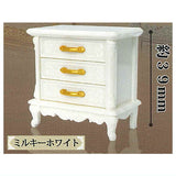 Antique Style Series Chest of Drawers [4.Milky White]