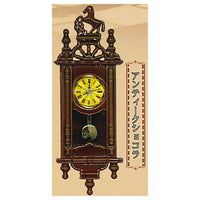 Antique Style Series Miniture Pendule Murale [2.Antique Chocolat]