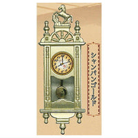 Antique Style Series Miniture Pendule Murale [3.Champagne Gold]