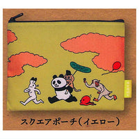 Dachoju-giga Assorted Collection [4.Square Pouch (Yellow)]