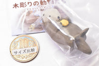 Wood carving artist Seiji Kawasaki Wood Carving Animals Mascot Figure Part.3 [4.Sea otter]