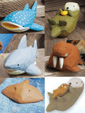 Wood carving artist Seiji Kawasaki Wood Carving Animals Mascot Figure Part.3 [All 6 type set(Full Complete)]