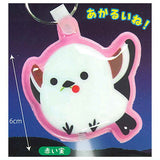 Fukufuku Shimaenaga Pikarin Light Keychain sweet [5.Akaimi]