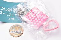 Tsurikawa keychain [3.Pink + heart sticker]