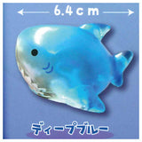 Mochikko Shark Clears sofubi Cool Sky [1.Deep Blue]